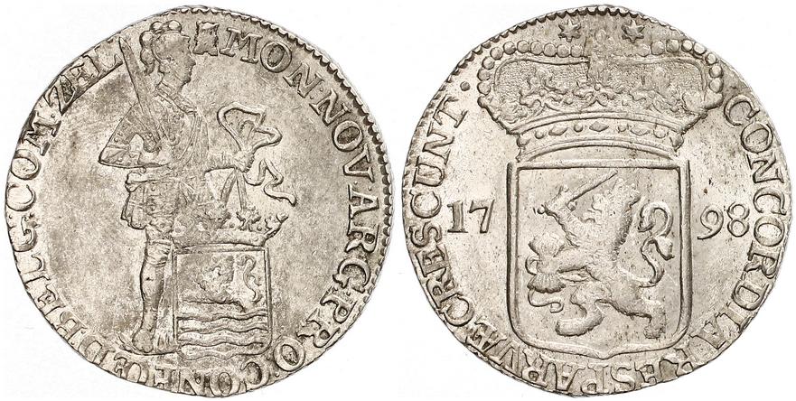 Foto Niederlande-Zeeland, Provinz Silberdukat 1798