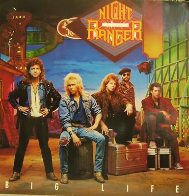 Foto Night Ranger-big Life Lp Vinilo 1987 + Insert (usa) Excellent Cover-
