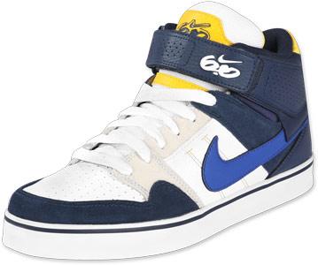 Foto Nike Action Sports Mogan Mid 2 Se calzado blanco azul amarillo 40,0 EU 7,0 US