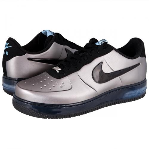 Foto Nike Air Force 1 Foamposite Pro Low Basketball zapatos Pewter/Pewter