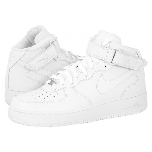 Foto Nike Air Force 1 Mid '07 Basketball Shoes White/White