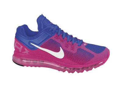 Foto Nike Air Max+ 2013 Premium Zapatillas de running - Mujer - Azul/Rosa - 9