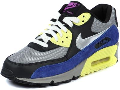 Foto Nike Air Max 90 W calzado gris amarillo azul 37,5 EU 6,5 US