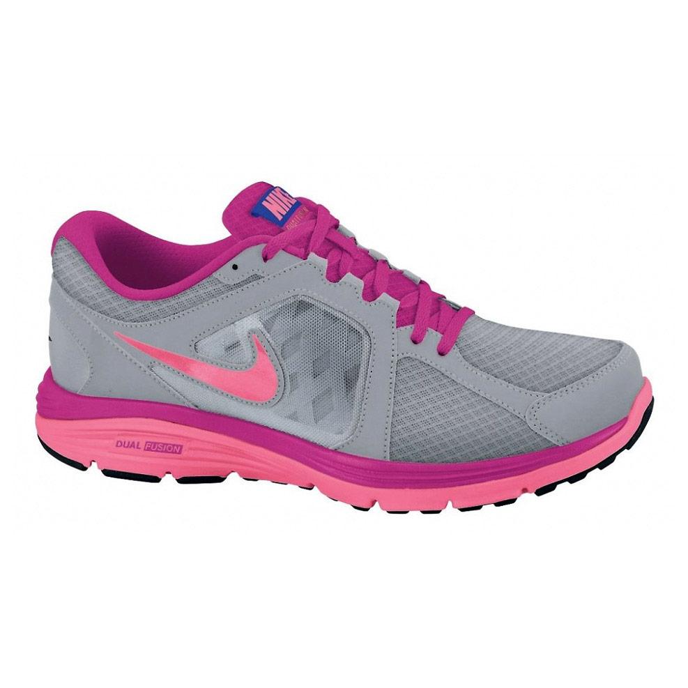 Foto Nike Dual Fusion Run 3 gris/rosa para mujer