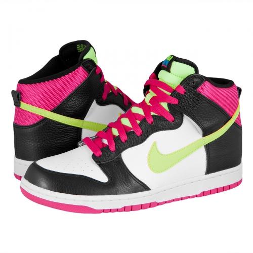 Foto Nike Dunk High zapatillas deportivass blanco/Volt-negro-Fireberry