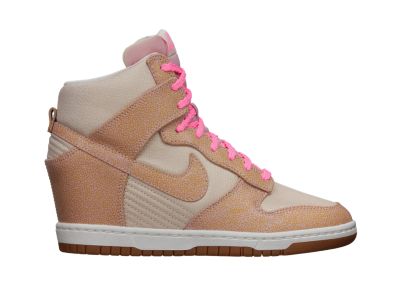 Foto Nike Dunk Sky Hi Vintage Zapatillas - Mujer - Crema/Rosa - 9