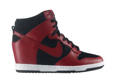Foto Nike Dunk Sky High Zapatillas - Mujer - Negro/Rojo - 6.5