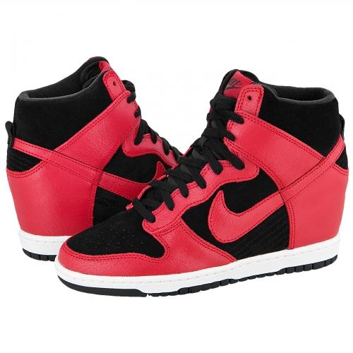 Foto Nike Dunk Sky High zapatillas deportivass negro/Gym rojo talla 40