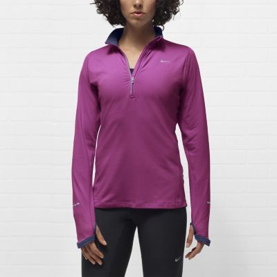 Foto Nike Element Half-Zip Camiseta de running -Mujer - Morado - XL