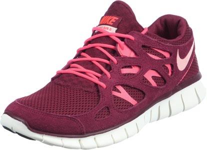 Foto Nike Free Run +2 calzado rojo rosa 43,0 EU 9,5 US