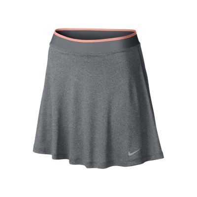 Foto Nike High-Waisted Knit Falda de tenis - Mujer - Gris - L
