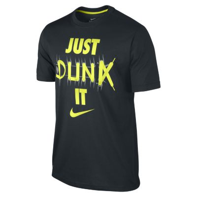 Foto Nike Just Dunk It Lace Camiseta - Hombre - Negro - 2XL