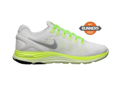 Foto Nike LunarGlide+ 4 OG - Zapatillas de running – Mujer - Blanco/Amarillo - 9