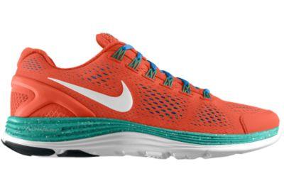 Foto Nike LunarGLide+ 4 Shield NYC iD Running Shoe - Orange - 8