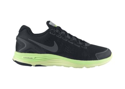 Foto Nike LunarGlide+ 4 Shield Zapatillas de running - Hombre - Negro/Verde - 10
