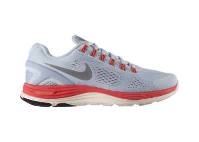 Foto Nike LunarGlide+ 4 Shield Zapatillas de running - Mujer - Gris/Rojo - 10