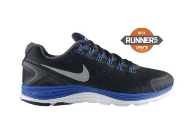 Foto Nike LunarGlide+ 4 Zapatillas de running – Hombre - Negro/Azul - 10.5