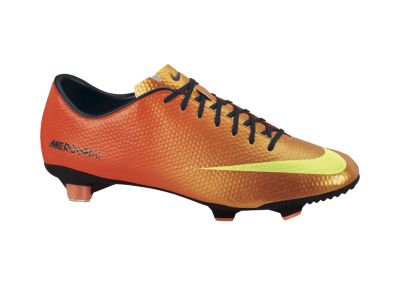 Foto Nike Mercurial Veloce Botas de fútbol para terreno firme - Hombre - Naranja/Amarillo - 14