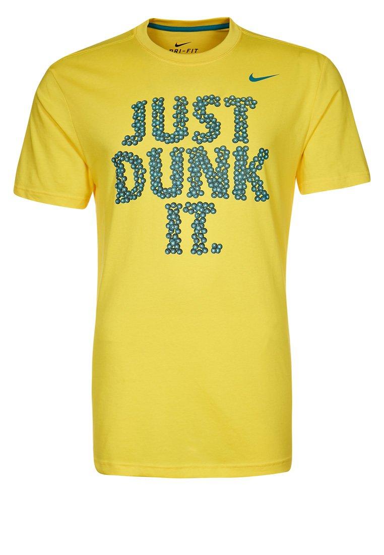Foto Nike Performance JUST DUNK IT Camiseta print amarillo