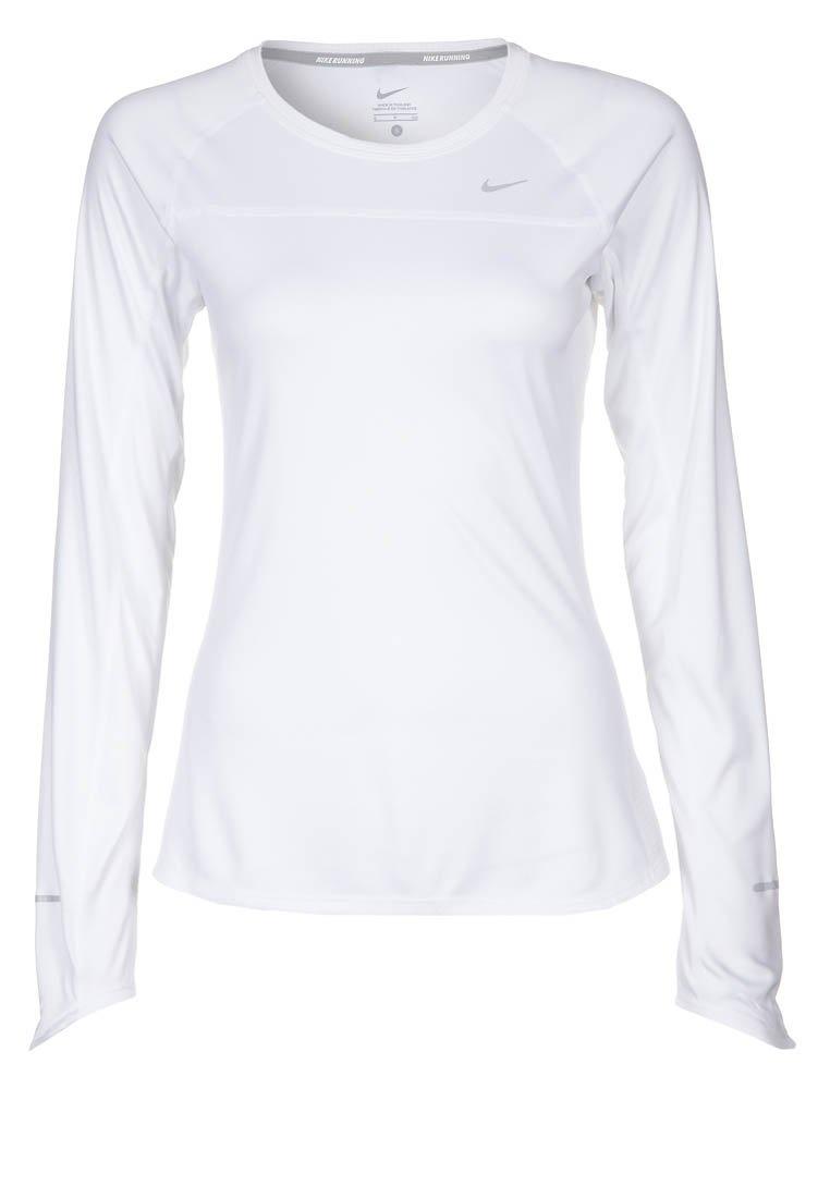 Foto Nike Performance Miler Ls Camiseta Manga Larga Blanco XL