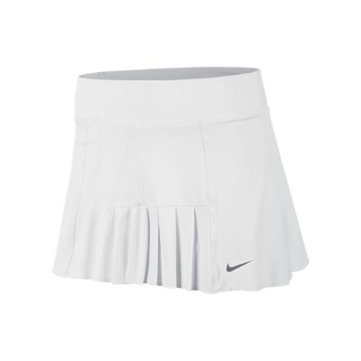 Foto Nike Pleated Knit Falda de tenis - Mujer - Blanco - S