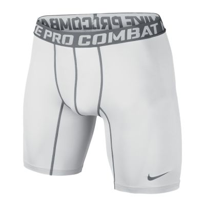 Foto Nike Pro Combat Core Compression 2.0 de 15 cm Pantalón corto- Hombre - Blanco/Gris - 2XL