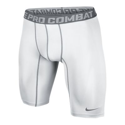 Foto Nike Pro Combat Core Compression 2.0 de 23 cm Pantalón corto - Hombre - Blanco/Gris - S