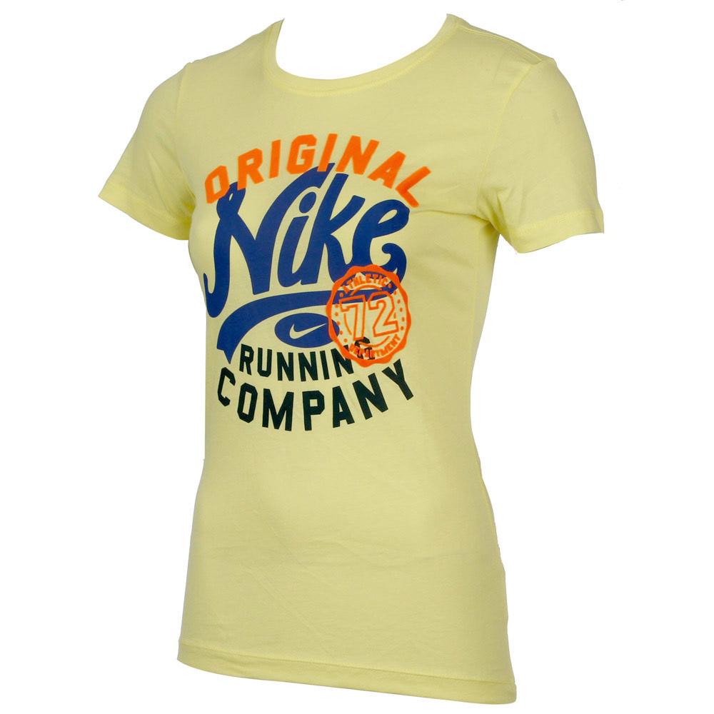 Foto Nike roundhouse ss crew amarillo azul