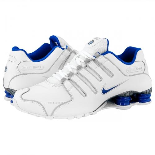 Foto Nike Shox NZ EU zapatillas deportivass blanco/Old azul eléctrico