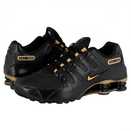 Foto Nike Shox NZ EU zapatillas deportivass negro/Metalic dorado