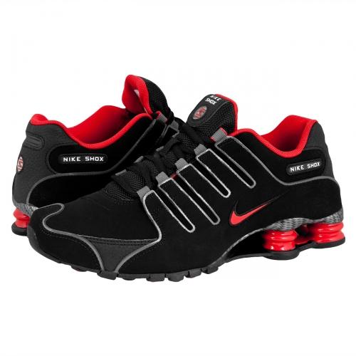 Foto Nike Shox NZ zapatillas deportivass negro/Sport rojo/oscuro gris/Sail