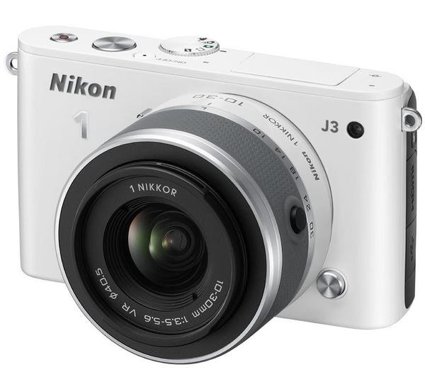 Foto Nikon 1 j3 - blanco + objetivo 10-30 mm + batería de ion de litio en-e