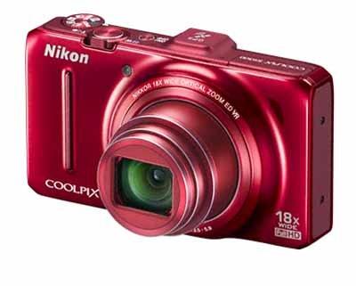 Foto Nikon COOLPIX S9300 rojo
