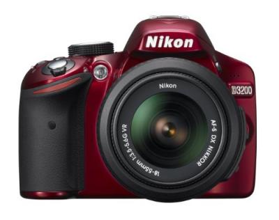 Foto Nikon D 3200 Kit + Af-s Dx 18-55 Vr Rojo