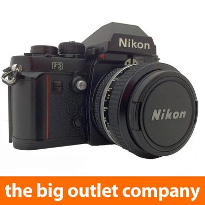Foto Nikon F3 35mm Slr Film Camera Body + Nikkor 50mm F/1.4 Len - Camara Y Objetivo