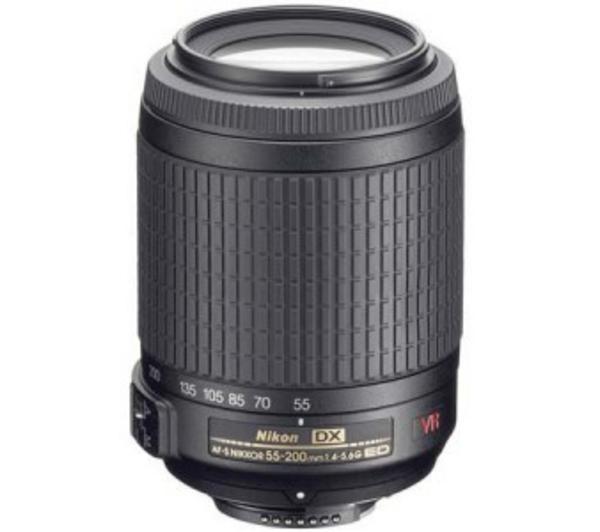 Foto Nikon Objetivo AF-S DX VR Zoom-Nikkor 55-200 mm f/4-5.6 G IF-ED Para reflex digital Nikon serie D