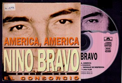 Foto Nino Bravo Y El Consorcio - America, America - Spain Cd Single Polydor 1996