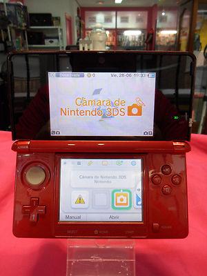 Foto Nintendo 3ds -rojo Metálico- +juego