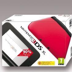 Foto nintendo 3ds xl negro y rojo