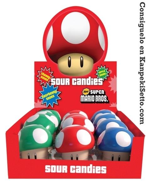 Foto Nintendo Tins Super Mario Bros Sour Candies Display (12)