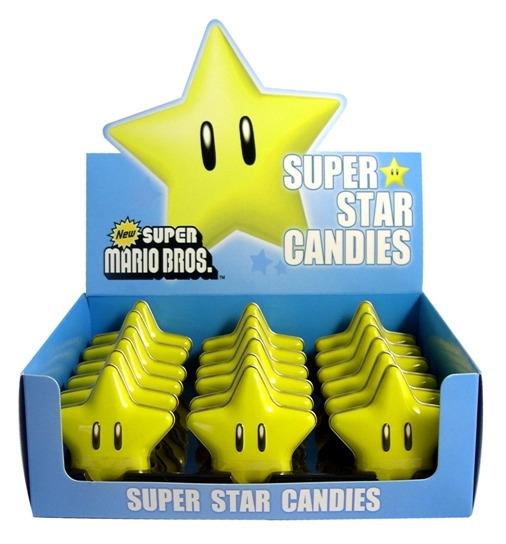 Foto Nintendo Tins Super Mario Bros Super Star Candies Display (18)