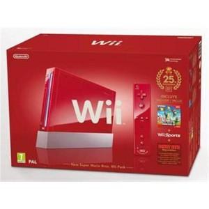 Foto Nintendo wii roja 25 aniversario