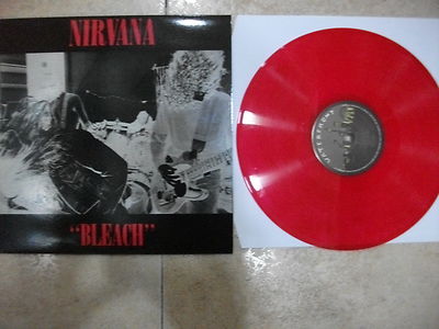 Foto Nirvana ‎– Bleach  ' Lp Mint Red  Limited  Damp 114