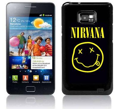 Foto Nirvana Samsung Galaxy S2 I9100 Carcasa Funda Retro Back Cover Hard Case Kurt
