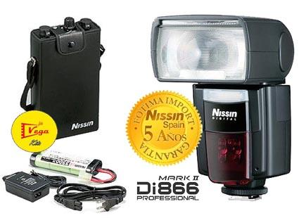 Foto Nissin Flash DI 866 Pro Mark II Canon + Power Pack