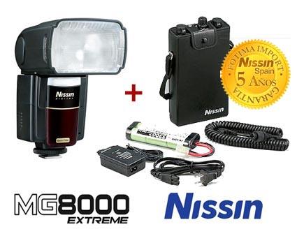 Foto Nissin Flash MG 8000 Canon + Power Pack PS 8