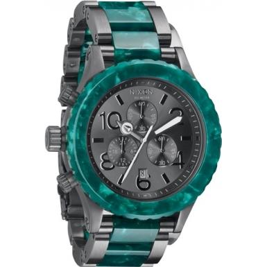 Foto Nixon The 42-20 Chrono Emerald Acetate Watch Model Number:A037-2097