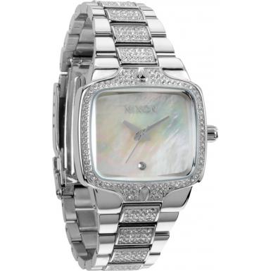 Foto Nixon The Small Player Ladies Silver Watch Model Number:A300-1710