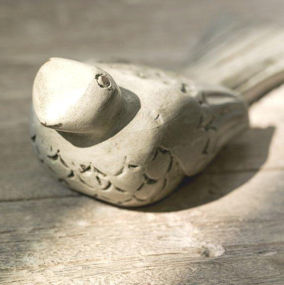 Foto Nkuku Bird Door Stop (Distressed White)