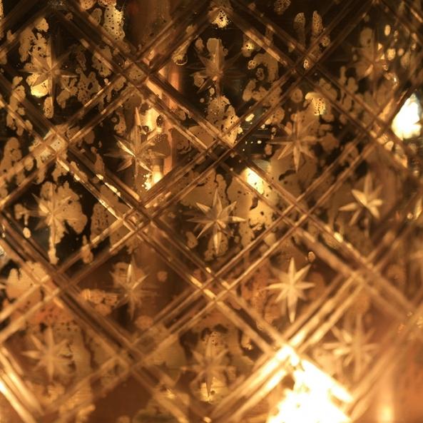 Foto Nkuku Etched Glass Tea Light Holder